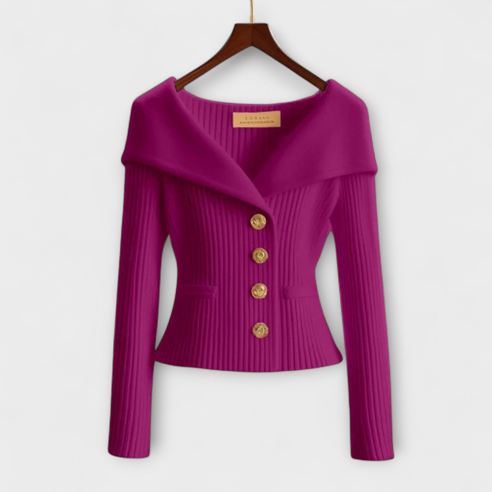 Warm Textured Knit Jacket for Women