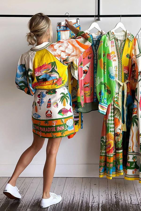 Relaxed Fit Mini Shirt Dress