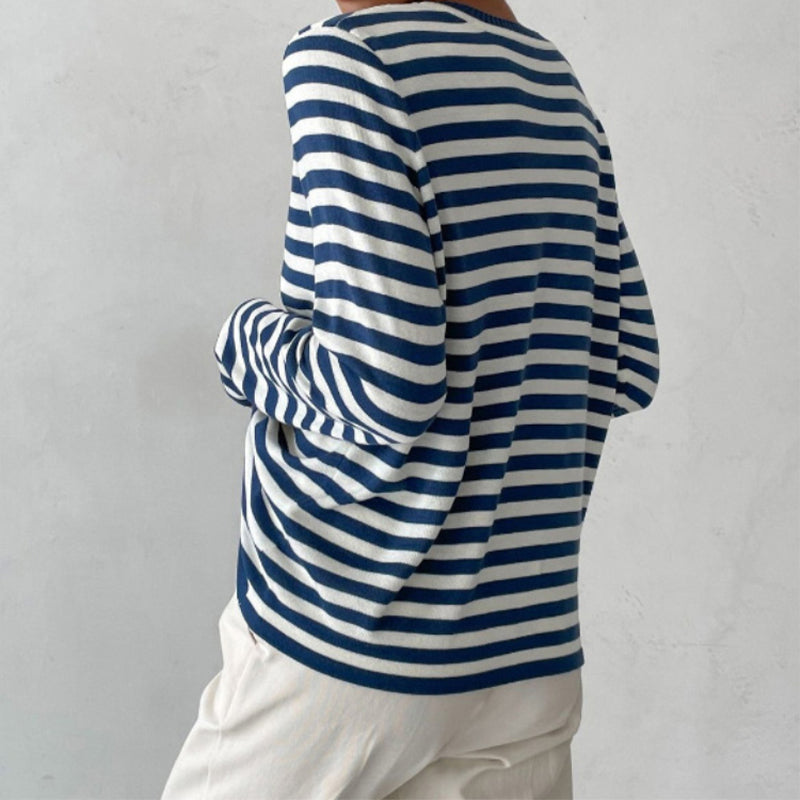 Striped Sweatshirt for Women