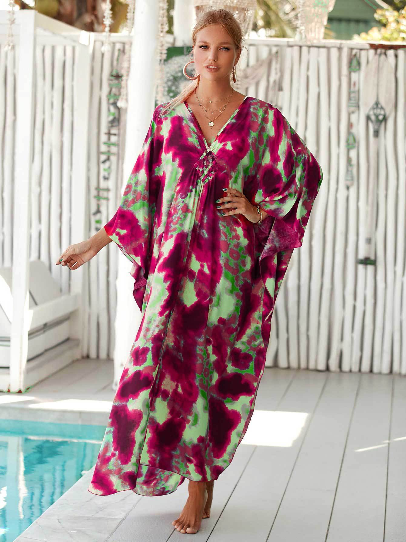 Dusk Mirage Long Dress with Effortless Grace