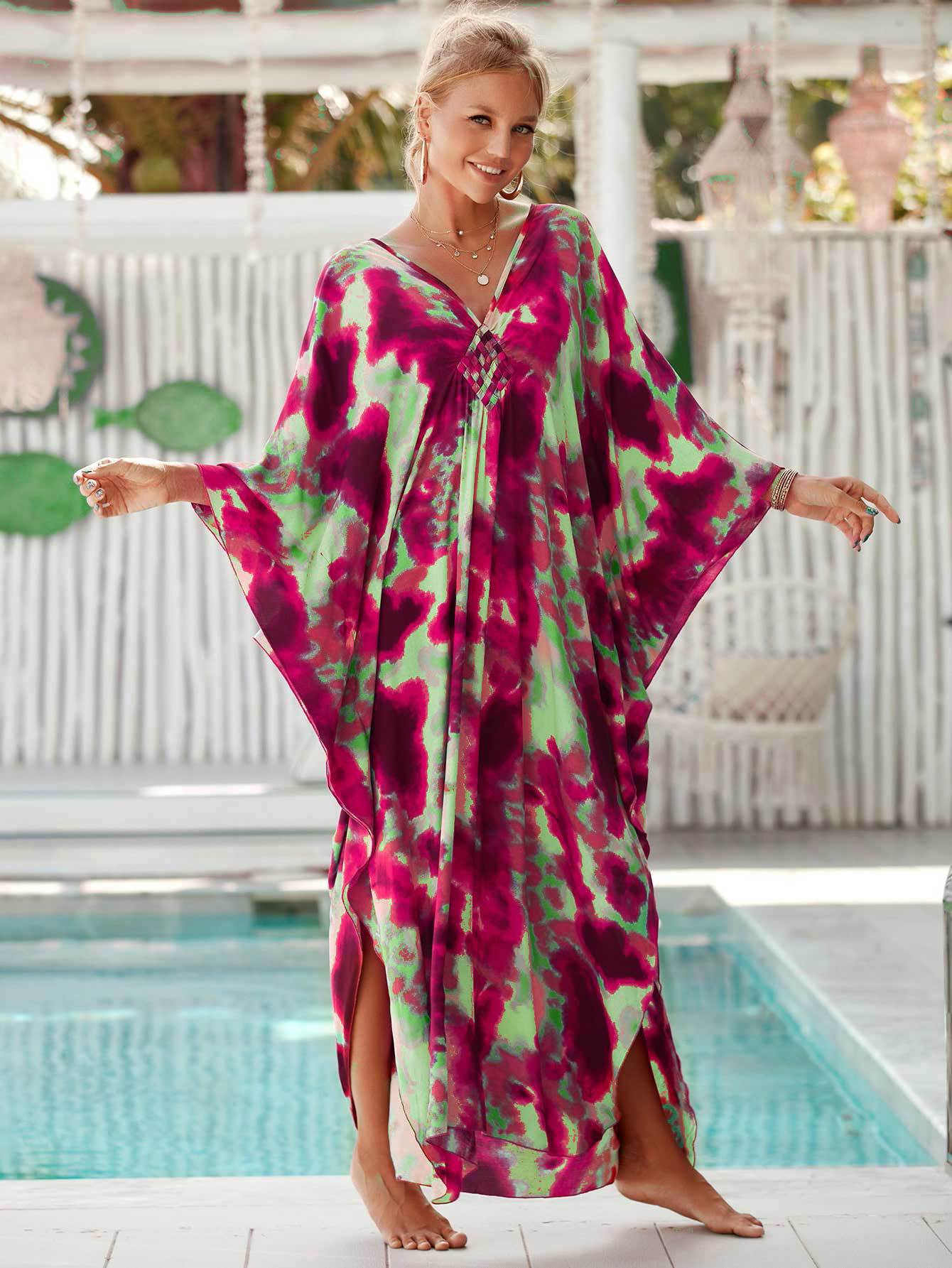 Dusk Mirage Long Dress with Effortless Grace
