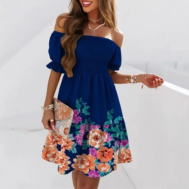 One Shoulder Casual Dress