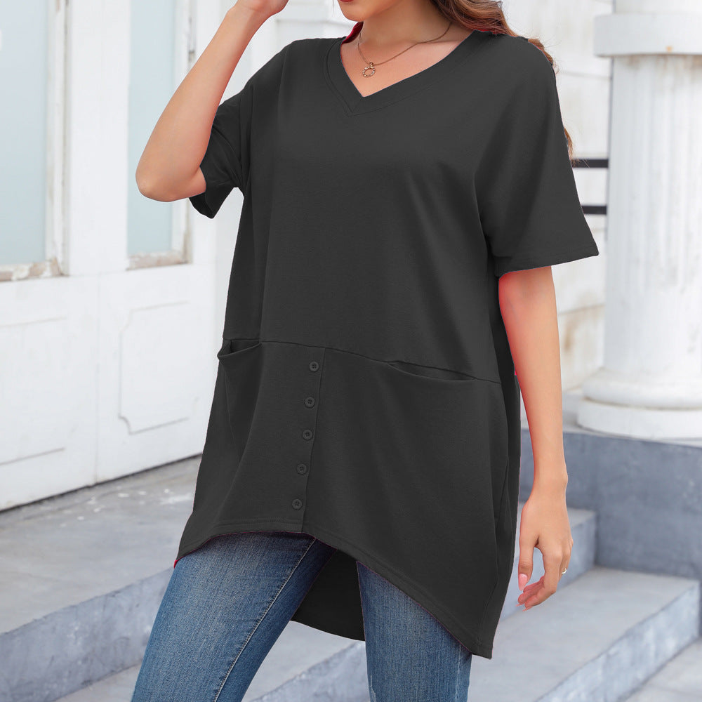 Casual Short Sleeved Top