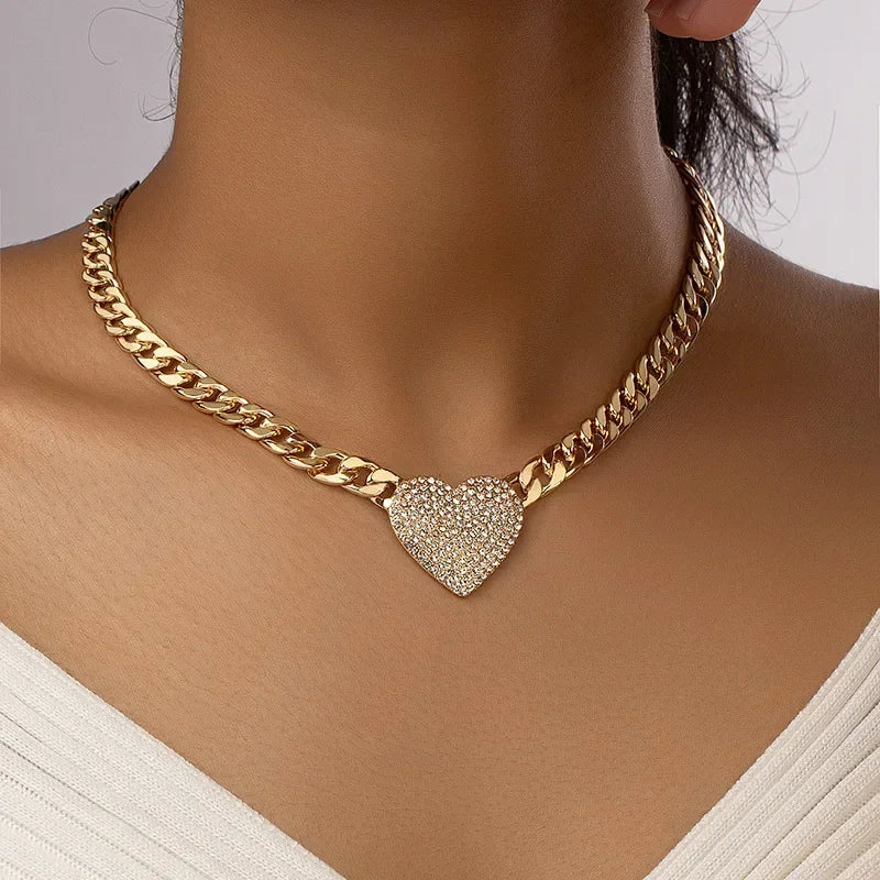 Heartfelt Elegance Necklace & Bracelet Set