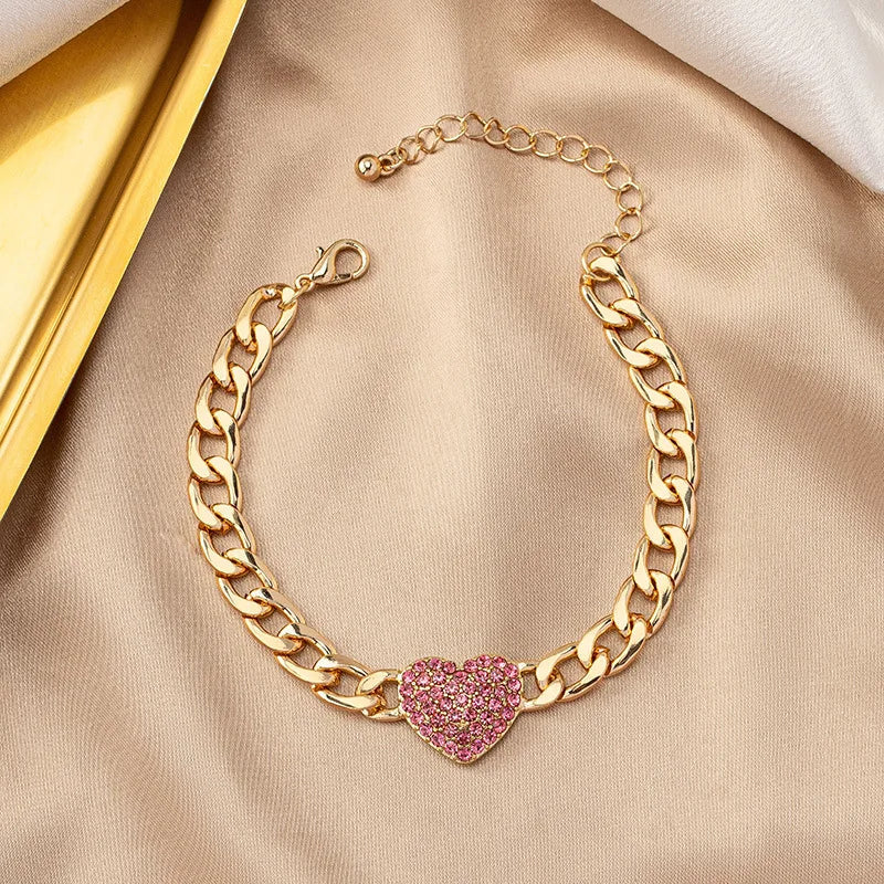 Heartfelt Elegance Necklace & Bracelet Set