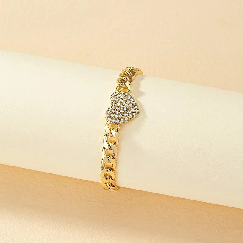 Heartfelt Elegance Necklace & Bracelet Set