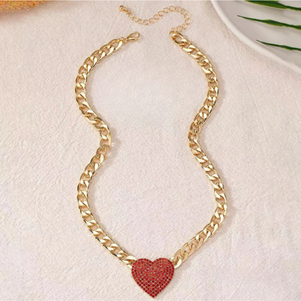 Heartfelt Elegance Necklace & Bracelet Set