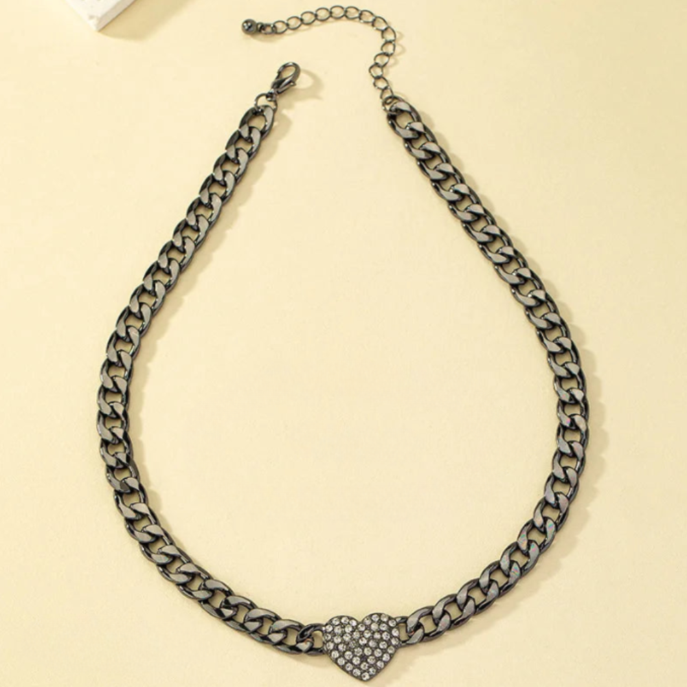 Heartfelt Elegance Necklace & Bracelet Set