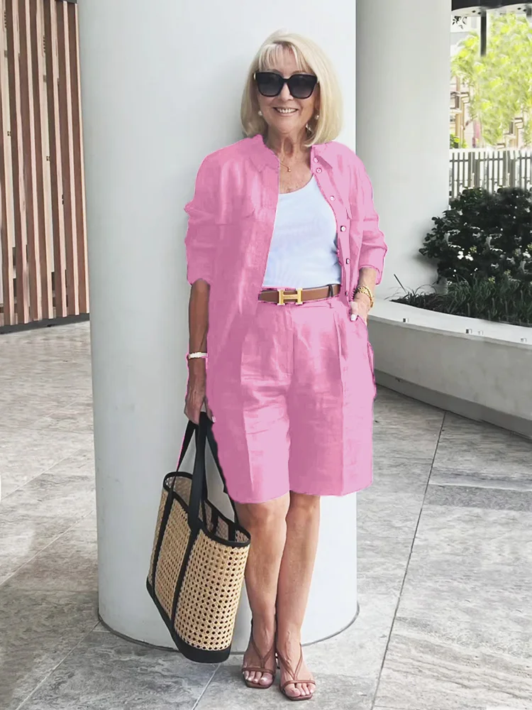 Women's Cardigan Two-Piece Set