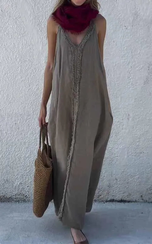 Sleek Modern Slip Dress with Delicate Vibe