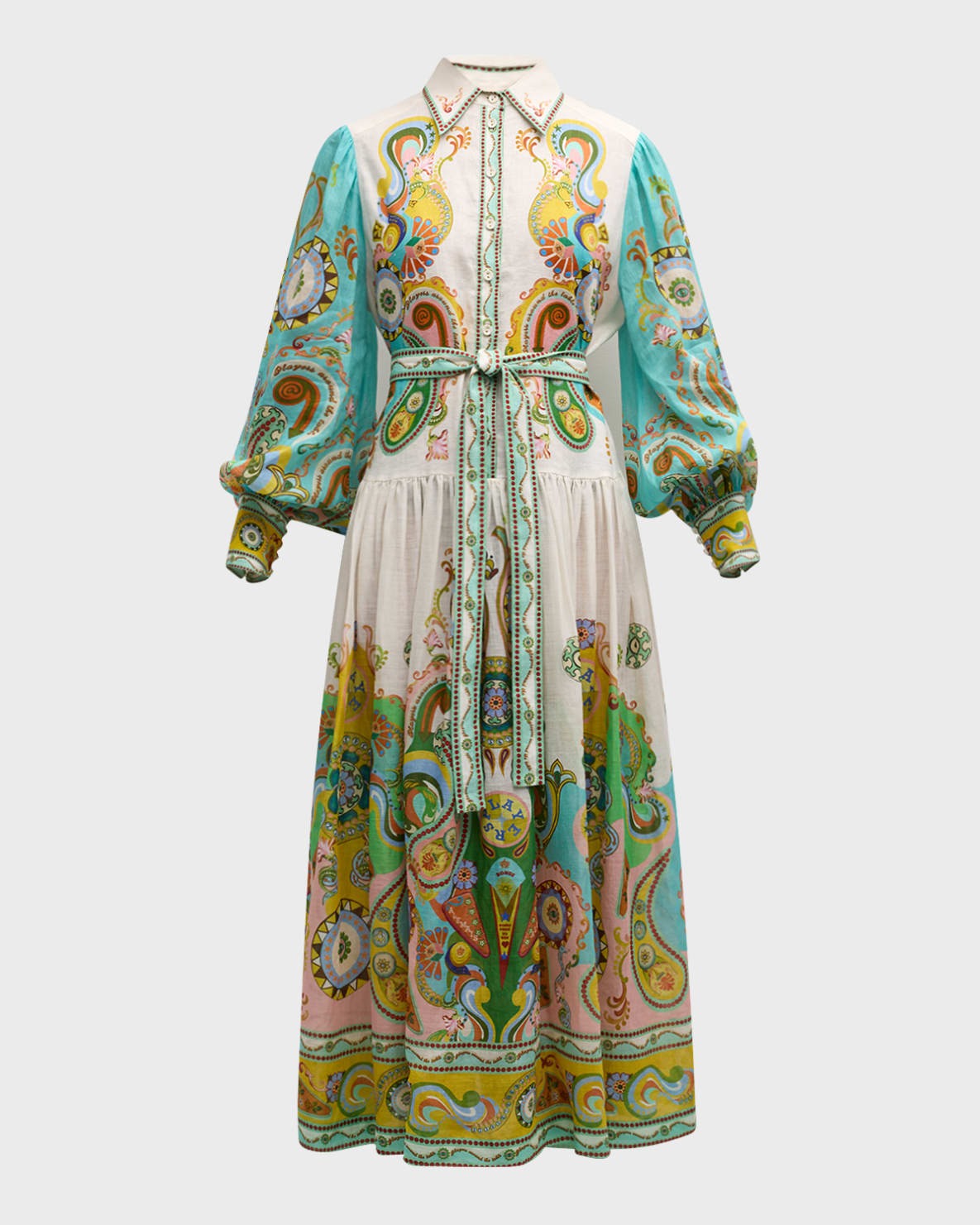 Luxe Balloon Sleeve Maxi Dress