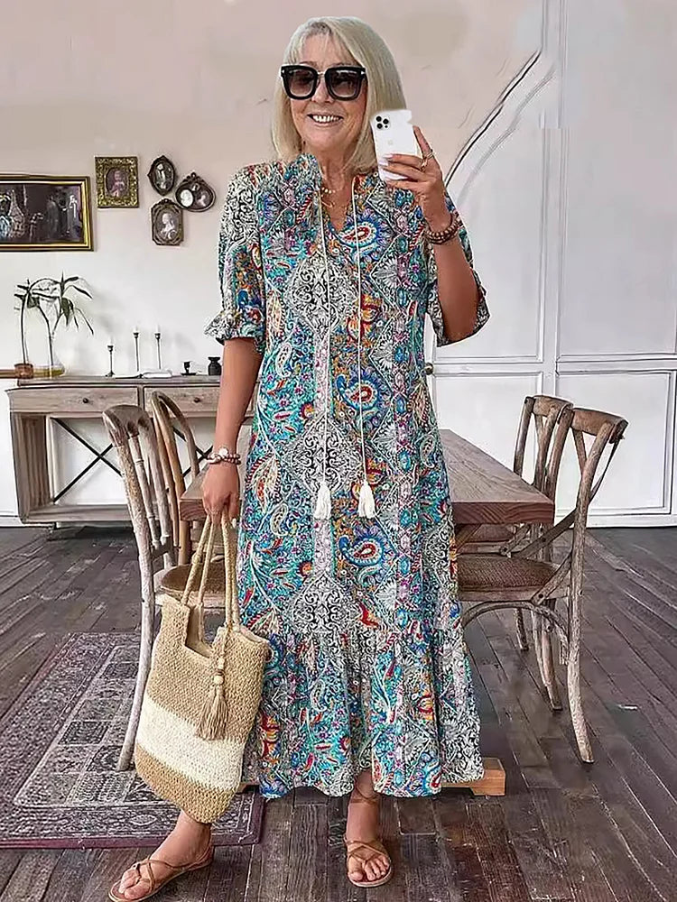 Elegant Vacation Style Two-Piece Set