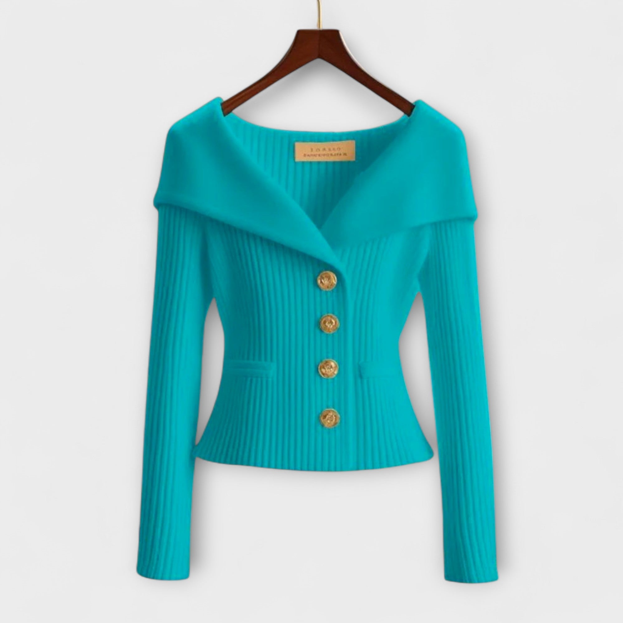 Warm Textured Knit Jacket for Women