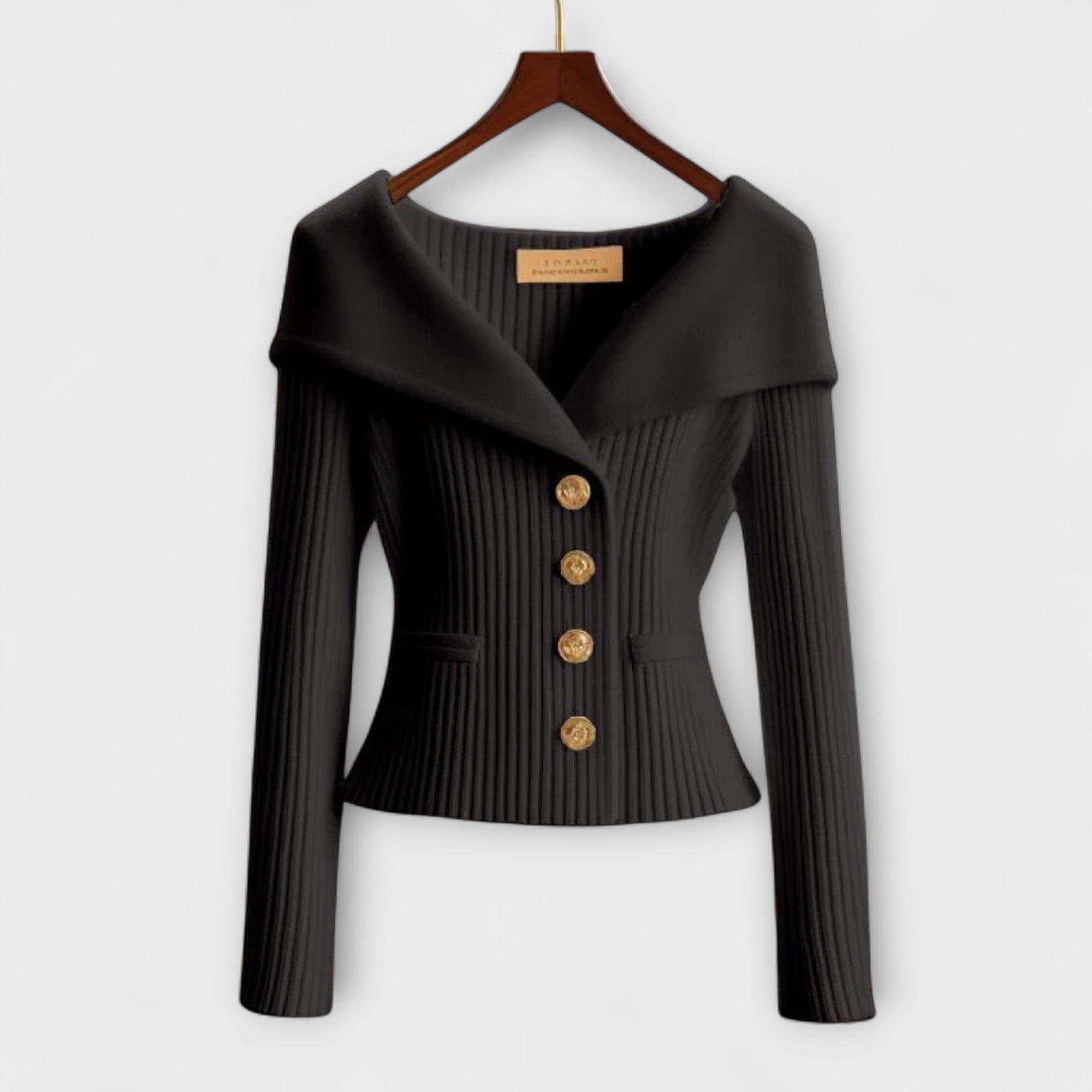 Warm Textured Knit Jacket for Women