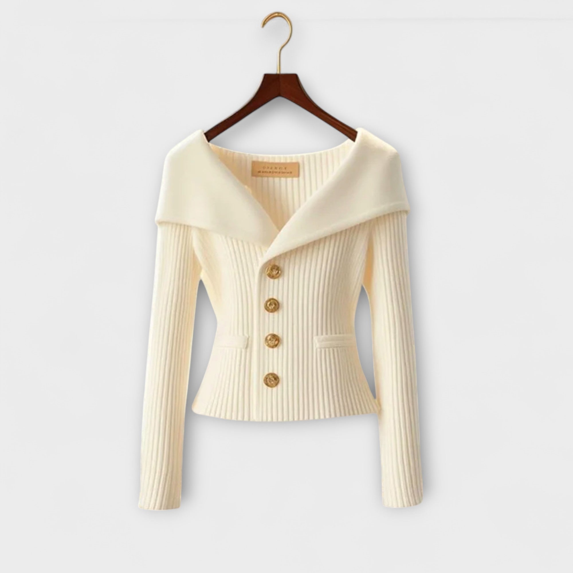 Warm Textured Knit Jacket for Women