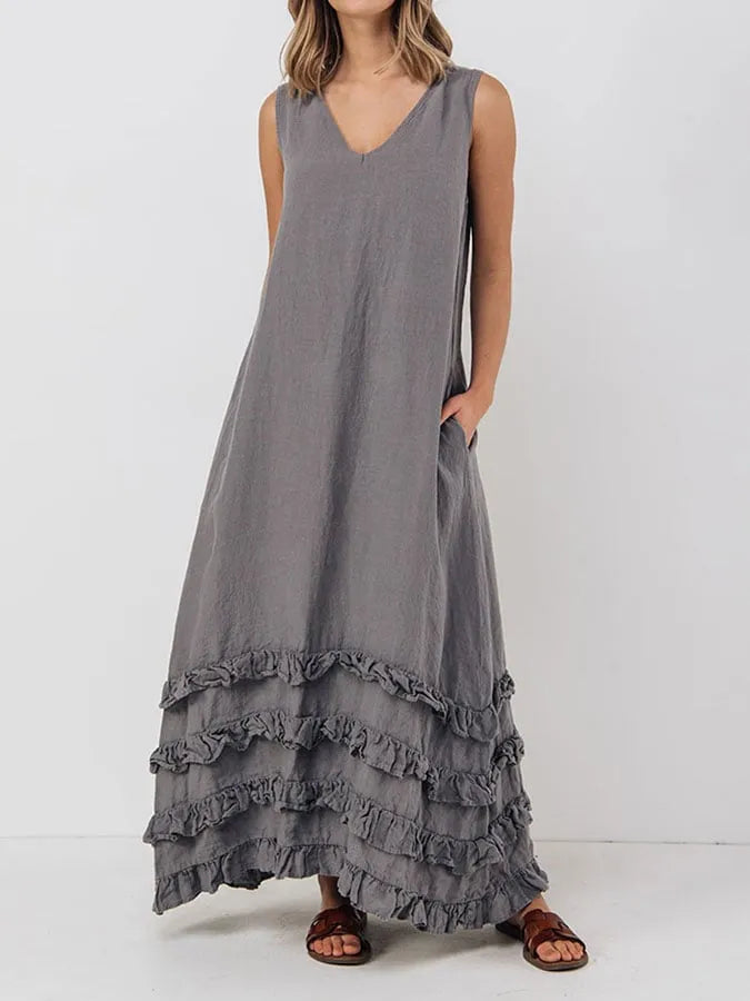 Classic Retro Long Dress for Elegant Looks