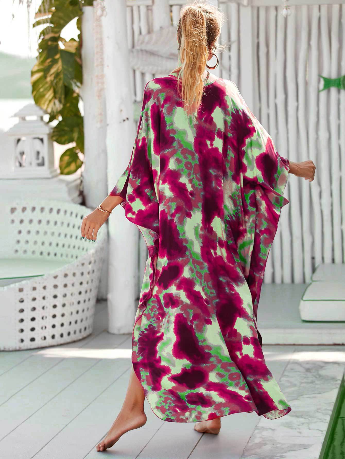 Dusk Mirage Long Dress with Effortless Grace