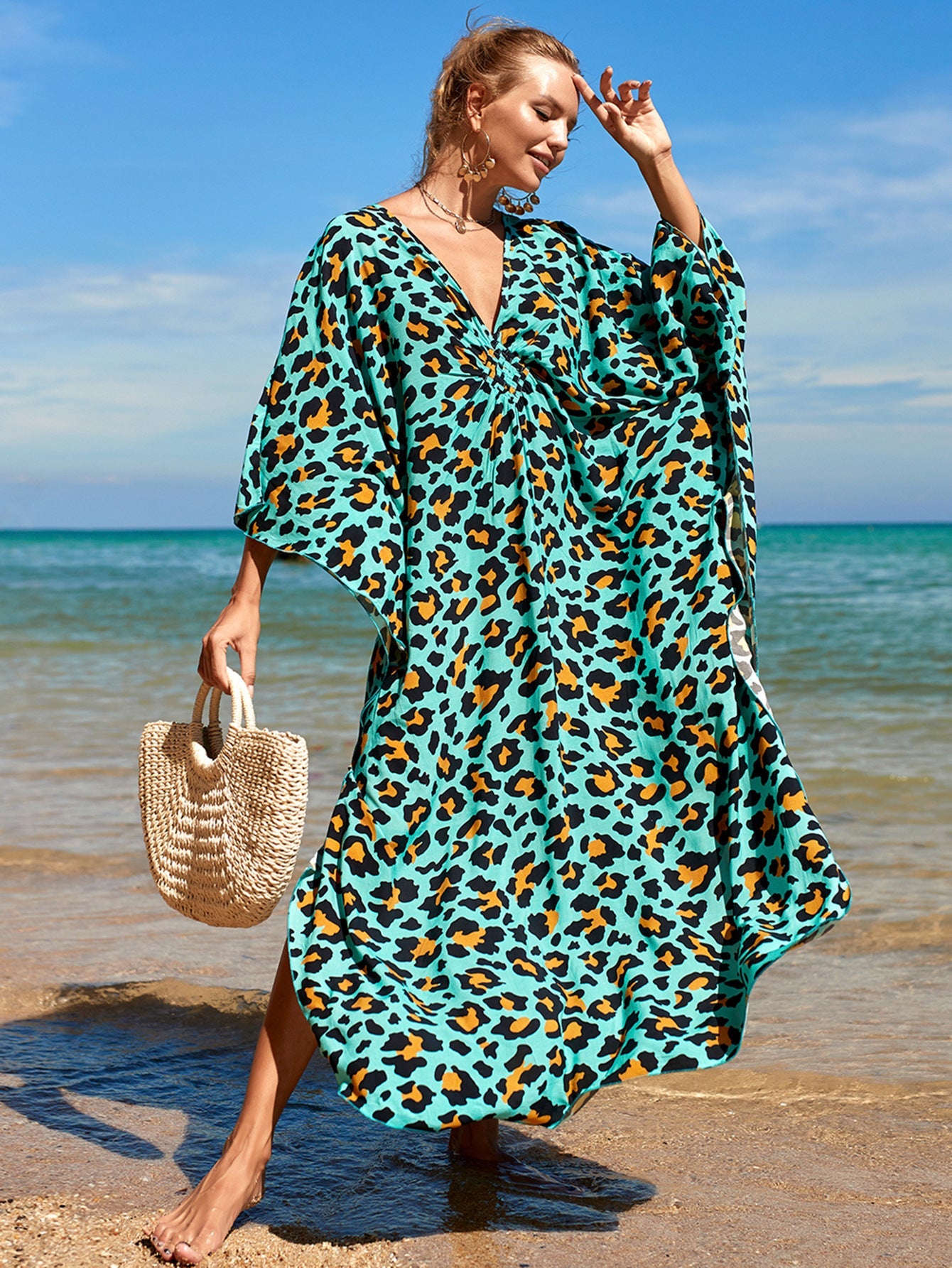 Coastal Light Sweep Maxi Dress