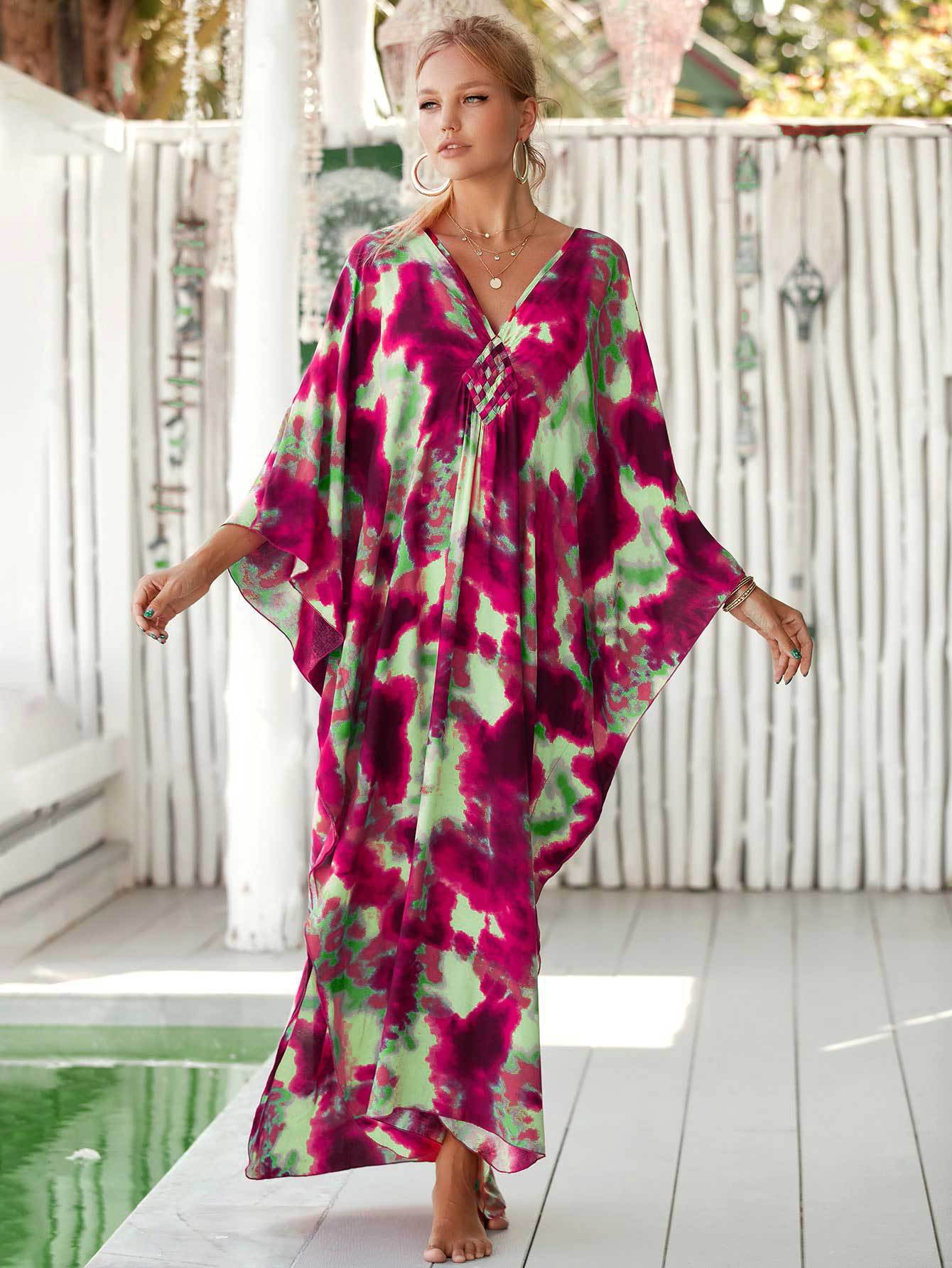 Dusk Mirage Long Dress with Effortless Grace