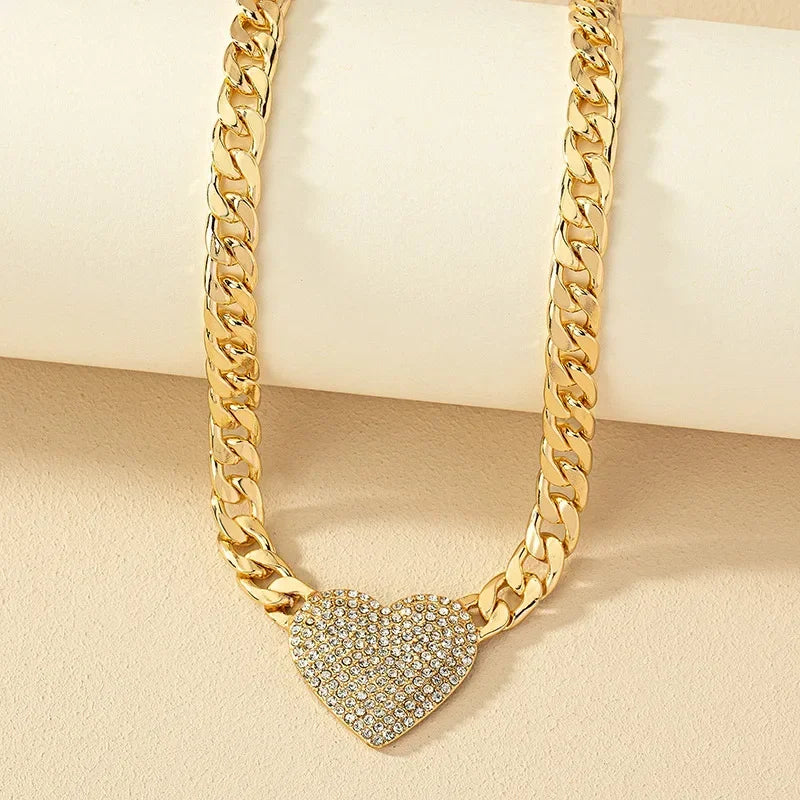 Heartfelt Elegance Necklace & Bracelet Set