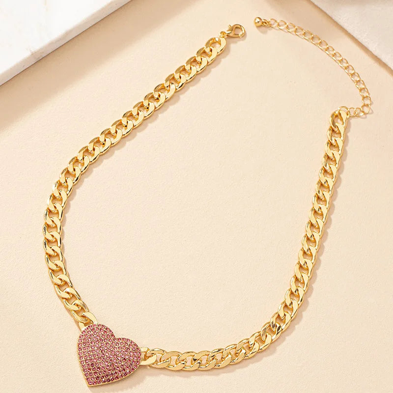 Heartfelt Elegance Necklace & Bracelet Set