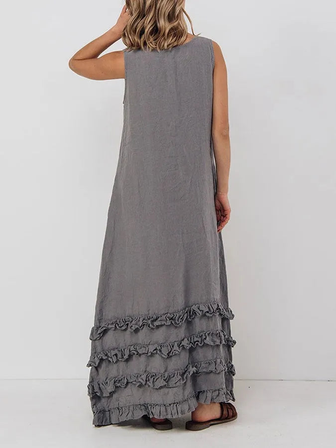 Classic Retro Long Dress for Elegant Looks