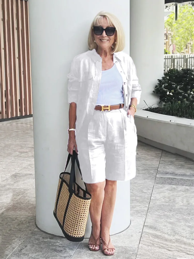 Women's Cardigan Two-Piece Set