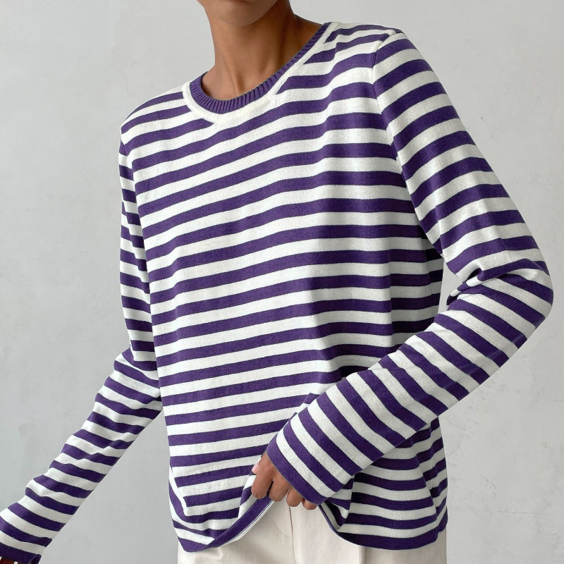 Striped Sweatshirt for Women